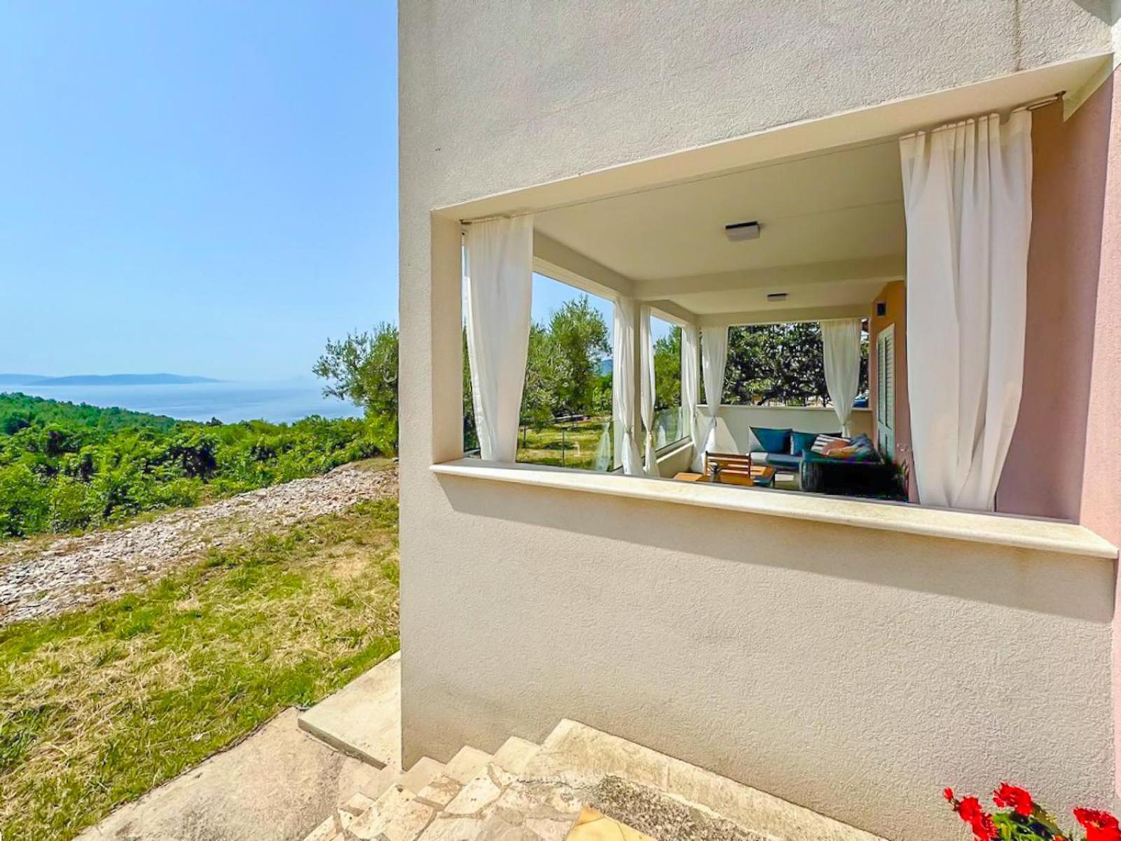 Studio Vesna With A Terrace And Sea View 拉巴克 外观 照片