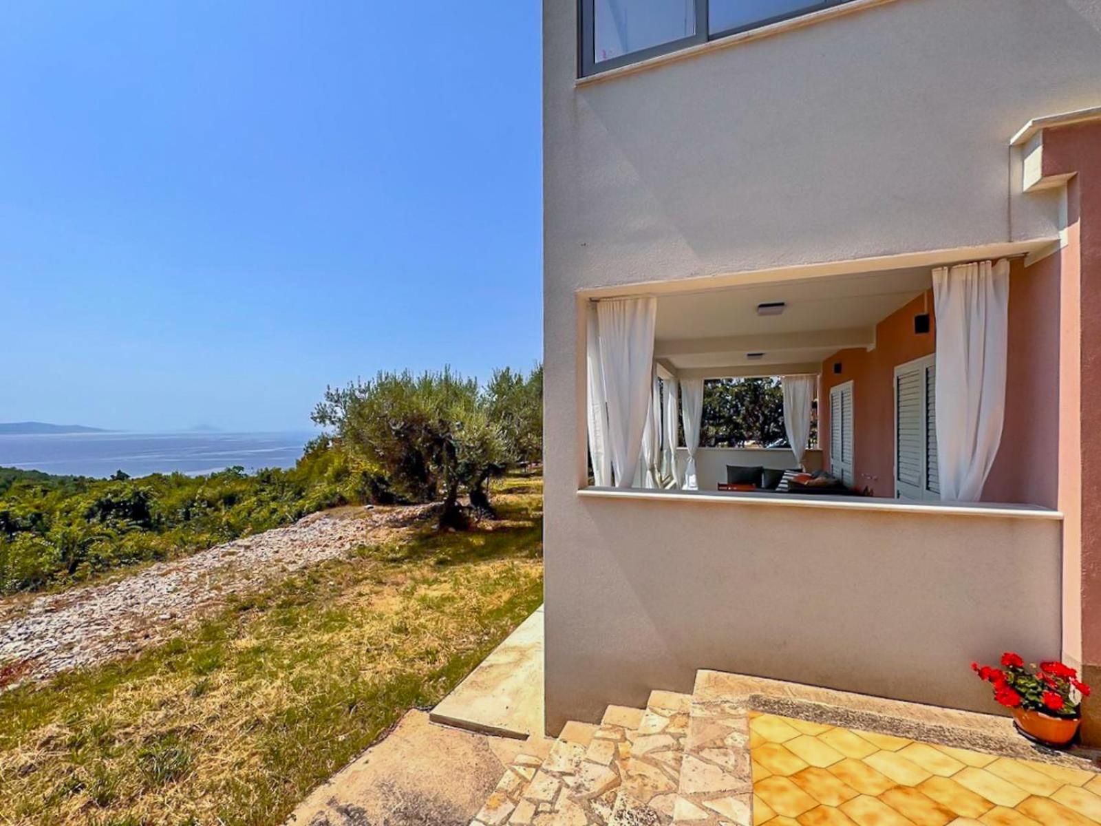 Studio Vesna With A Terrace And Sea View 拉巴克 外观 照片
